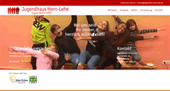 Desktop Screenshot of jugendhaus-horn-lehe.de