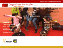 Tablet Screenshot of jugendhaus-horn-lehe.de